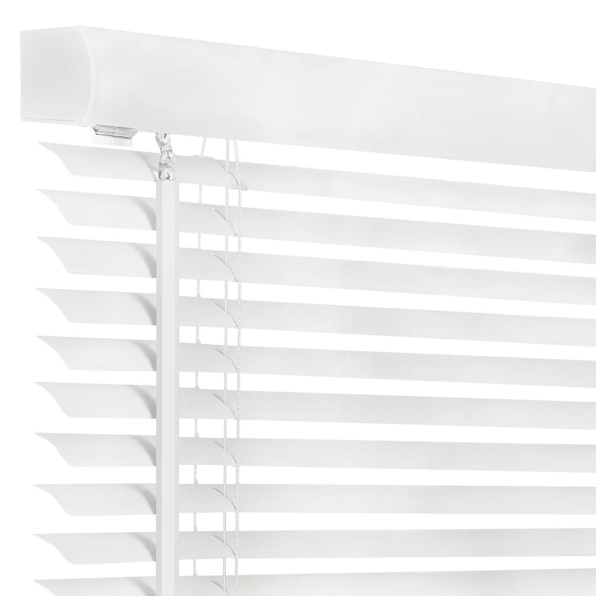 1" Light Filtering Mini Blind - 64-inch - Pearl White - 45x64 - Image 3